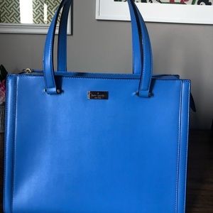 Bright Blue Kate Spade Large Tote